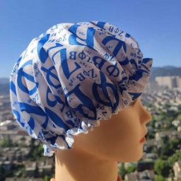 Bonnet de douche avec logo personnalisé sororité des lettres grecques ZPB ZETA PHI BETA Zetas