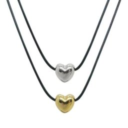 Collier pendentif coeur d'amour collier de clavicule bijoux de mode JONecklace livraison directe