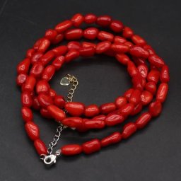 Perles de pierres naturelles en corail rouge irrégulier accessoires pour bijoux Bracelet à