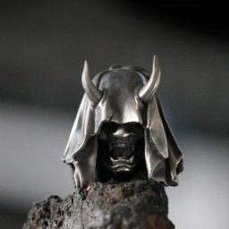 Collier pendentif tête de mort fantôme pour hommes rétro couleur argent style Hip Hop Punk