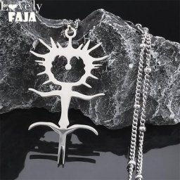 Ghostemane-Colliers à breloques en acier inoxydable pour femmes pendentif Ghostemane bijoux de la
