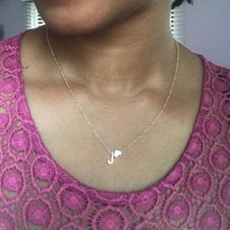 Sasusp Coeur Initiale A-Z Pendentif Collier JOChoker Lettre J K L Collier Pour Femmes Bijoux Cadeau