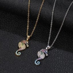 Collier pendentif en acier inoxydable pour femme bijoux de document or et argent cadeau tendance