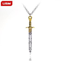 Percy Jackson – collier de la mer des monstres en or pour hommes pendentifs Vintage livraison