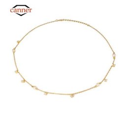 CANNER – collier de clavicule en argent Sterling 925 pour femmes bijoux fins de luxe de couleur or