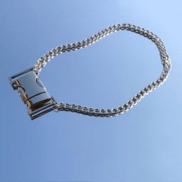 Jane Fashion – collier en titane et acier boucle polyvalente chaîne épaisse réglable collier