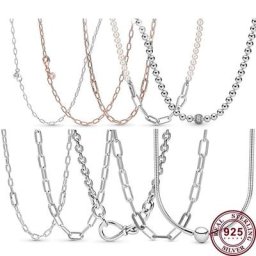 Collier en argent 925 pour femme série Salle Link JOMe bijoux de charme originaux adapté aux