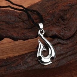 Cxwind – collier pendentif en acier inoxydable crochet Maori Hei matau symbole de la nouvelle