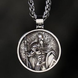 Collier pendentif médaille Spartan Kokor pour hommes bijoux de fête de rue accessoires vestisens