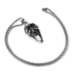 4XBE Pendentif Colliers Chaîne Collier Bijoux Hurlant Crâne Pendentif En Forme De Collier pour Les