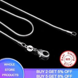 Collier rond en argent tibétain pour femmes chaîne ras du cou Slim 40cm – 60cm 1MM/2MM bijoux à