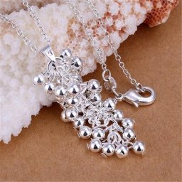 Collier pendentif rétro couleur argent pour femme bijoux mignons breloque de qualité noble mode