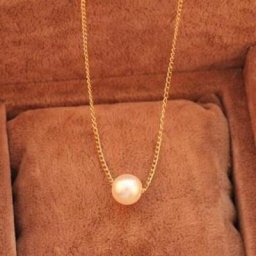 Collier de perles vintage élégant pour femmes bijoux de charme simples pendentif généreux nouveau