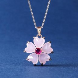 Huitan – collier de mariée à fleurs roses accessoires de fête romantique Chic cadeau pour femmes