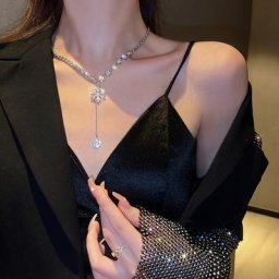 Collier pendentif flocon de neige en acier inoxydable pour femme biscuits étincelants de Rotterdam