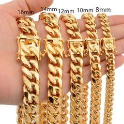 Miami Curb Cuban Jewelry Clasp for Men Jewelry Curb Jewelry Curb Jewelry Curb Jewelry