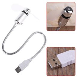 Ventilateur de refroidissement USB flexible à économie d'énergie avec interrupteur pour ordinateur