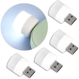 Mini lampe LED ronde avec prise USB pour la Protection des yeux idéale pour la lecture ou la