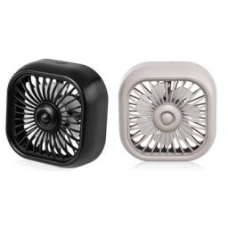 Ventilateur de voiture USB avec lumière LED ventilateur d'air de refroidissement injuste pour