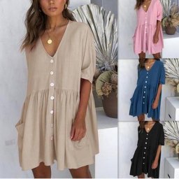 Robe d'été décontractée à manches courtes pour femmes enceintes vêtements pour femmes enceintes