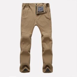 Pantalon imperméable d'hiver pour homme optique décontractée chaud sourire peau de requin