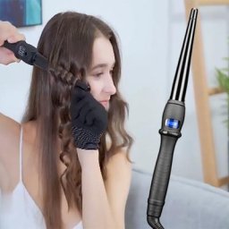 Fer à friser professionnel en céramique outils de mise en plis ondulation des cheveux cône de