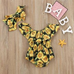 Pudcoco-ensemble de vêtements pour bébés filles | Combinaison-pantalon fleurie combinaison d'été
