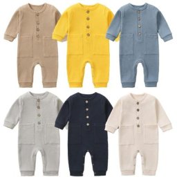 Barboteuse pyjama 100% coton pour nouveau-né garçon et fille de 0 à 12 mois vêtement de nuit