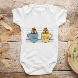Combinaison avec dessin animé Chip and Dale pour bébé vêtement décontracté pour nouveau-né Harajuku