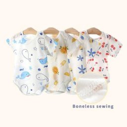 Barboteuse en coton pour bébé fille et garçon robes pour nouveau-nés combinaison à suture