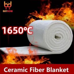 Couverture en Fiber de céramique 1650 ℃ résistance aux hautes températures roulement en