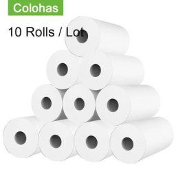 feuille à rouler papier papier photo imprimante thermique Papier thermique blanc pour enfants 10