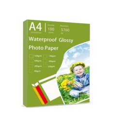 Papier photo A4 100g/180g/200g/230g papier photographique étanche et brillant pour imprimante photo
