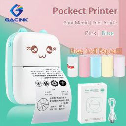 Mini imprimante thermique portable impression sans fil Bluetooth Android IOS papier photo de