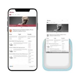 Imprimante photo intelligente sans fil instantanée portable impression d'autocollants de reçus