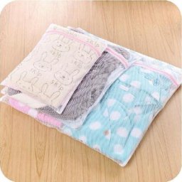 Filets de protection pliables pour vêtements de machine à laver sacs à linge en maille à fermeture