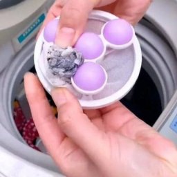 Piège à Poils Flottants en Maille Réutilisable pour Machine à Laver Sac de Collection Sale Boule