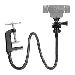 Support de Webcam pour Logitech Mâchoires Améliorées Support de Bureau Durable Mini Caméra Pince