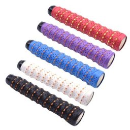 Bande de poignée de badminton et de tennis sangle d'enroulement surgrip bandeau anti-sueur de
