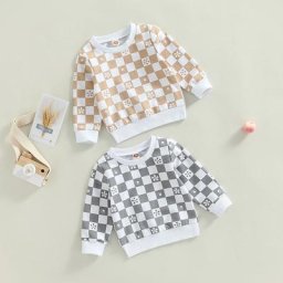 Sweat-shirt à manches longues pour bébé fille et garçon vêtement d'automne et d'hiver