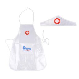 Costume de jeu de rôle pour enfants robe blanche pour médecin uniforme d'infirmière livraison