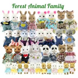 Mini jouet de simulation pour enfants forêt d'animaux beurre familial lapin koala Krasnoala