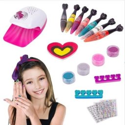 Ensemble de stylos à ongles pour enfants jouets de maquillage pour filles vernis à ongles motif