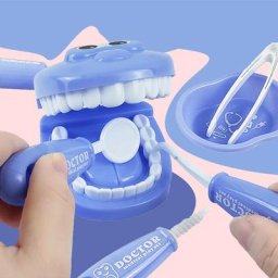 Stéthoscope jouet de protection des dents jouet éducatif pour dentiste mignon et intéressant pour