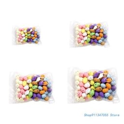 Œufs de pâques multicolores pour enfants Kit d'apprentissage décor de fête cadeau de noël