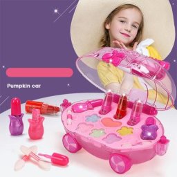 Ensemble de maquillage de Aliments de dessin animé mignon pour petite fille accessoires pour les