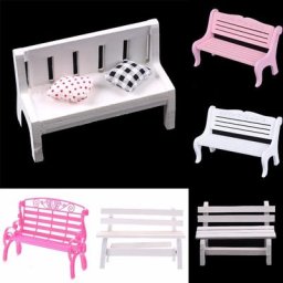 Banc l'inventaire en bois Butter House maison de courses de jardin accessoires de meubles jouets