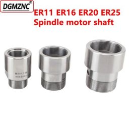 Adaptateur er11 er16 er20 er25 er32 tige d'extension moteur de broche rotor machine de gravure