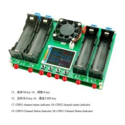 Tech de testeur de capacité professionnelle avec compteur mécanique interne à 4 canaux SafeYD