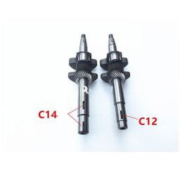 Vilebrequin C12 / C14 pour moteur de tondeuse à gazon Honda remplacement de l'arbre principal